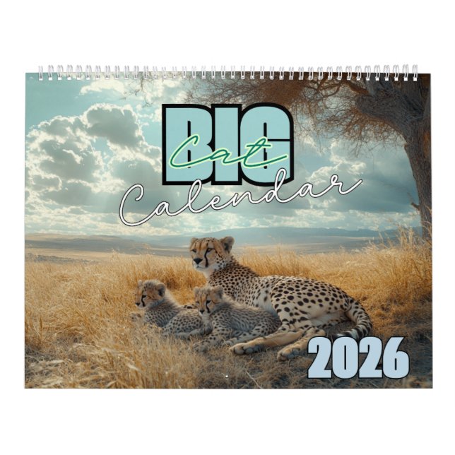 Big Cat Calendar 2025 (Cover)