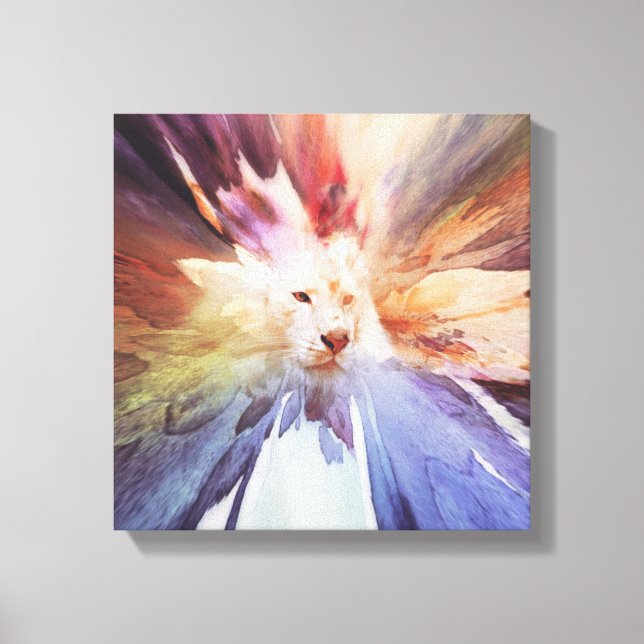 Big Cat Canvas Print (Front)