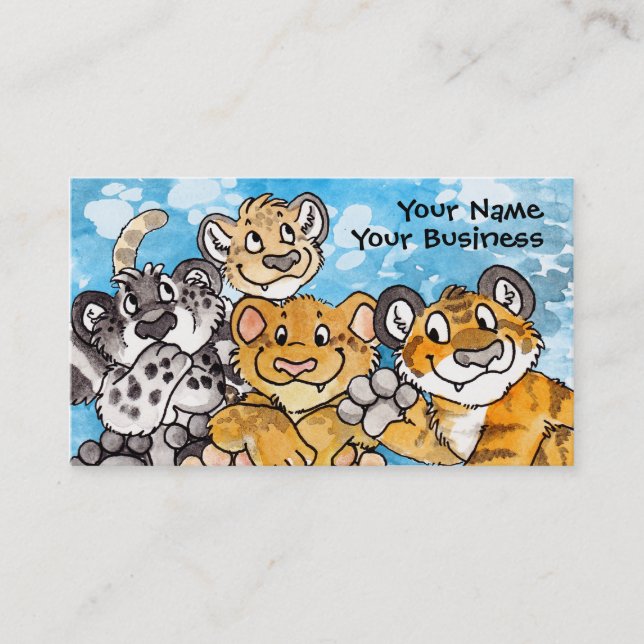 Big Cat Cubs Business Card (Front)