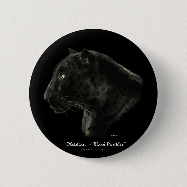BIG CAT Endangered Species Series 6 Cm Round Badge (Front)
