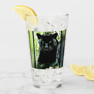 Big Cat Models: Green Eyed Black Panther Glass