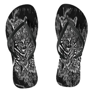 Big Cat Models: Leopard Laze 01-02 Thongs