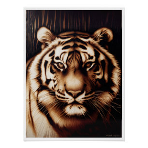 Big Cat Square Coaster Set Poster