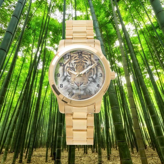Big Cat Sumatran Tiger w/Black Numerals Watch (Creator Uploaded)