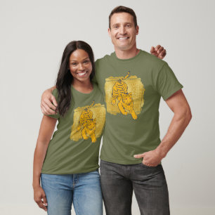 Big Cat Tiger Art Wildlife Conservation T-Shirt