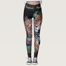 Big Cats Custom Leggings: Jaguar