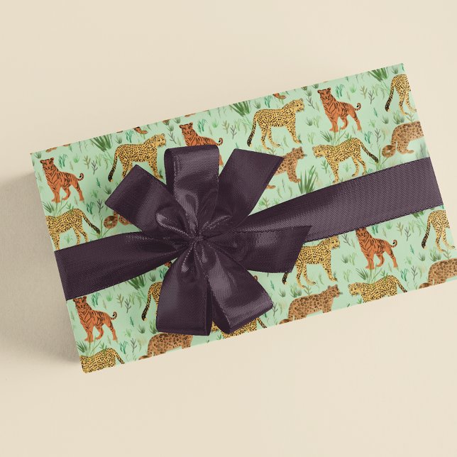 Big Cats In The Grass Tissue Paper (Creator Uploaded)