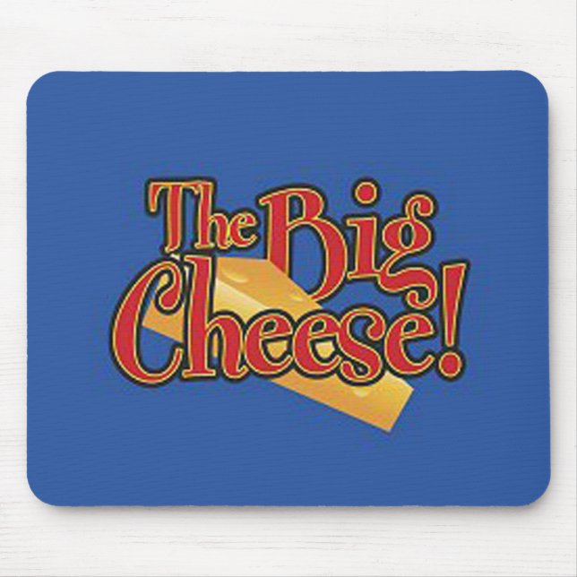 Big Cheese Decal Mouse Pad (Front)