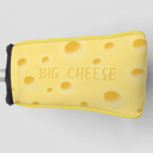 "Big Cheese" Holey Swiss Cheese Funny Golf Head Cover