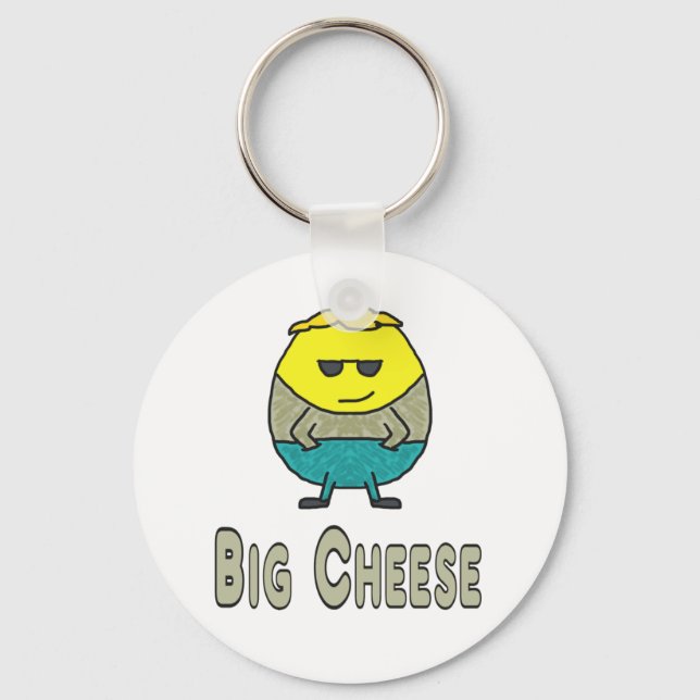 Big Cheese Key Ring (Front)