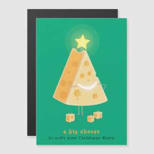 Big Cheese Magnetic Christmas Card