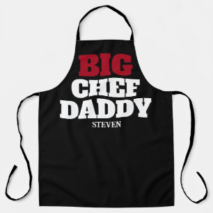 Big Chef Daddy Funny Quote Personalised Grilling Apron