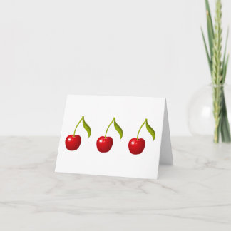 Big Cherry Blank Notecards