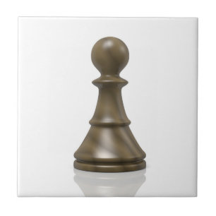 Big Chess pawn Ceramic Tile