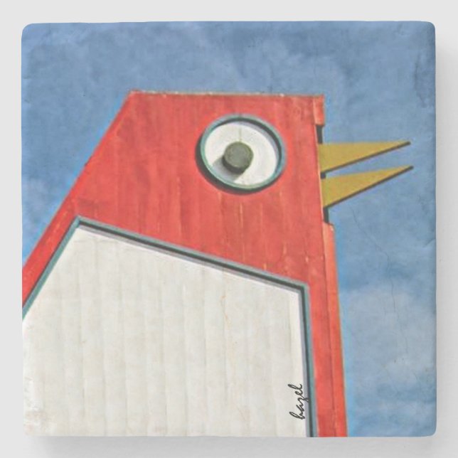 Big Chicken Atlanta, Big Chicken Coaster, Marietta Stone Coaster (Front)