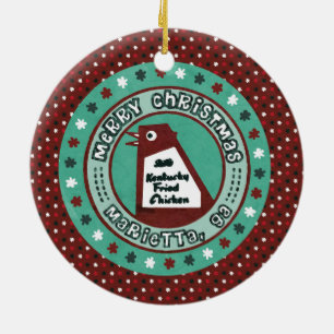 Big Chicken Christmas Ornament