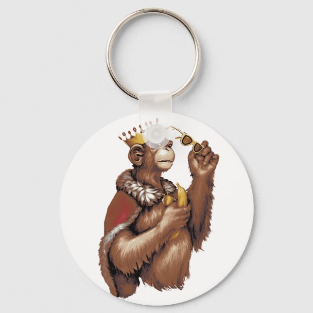 Big Chimpin' Key Ring (Front)