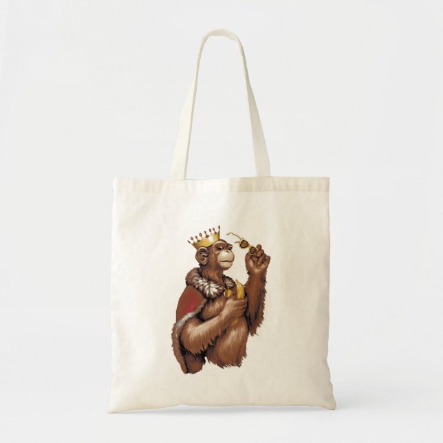 Big Chimpin' Tote Bag (Front)