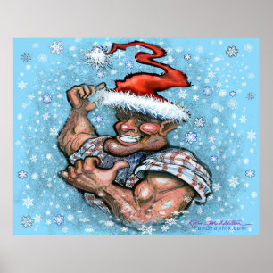 Big Christmas Elf Poster