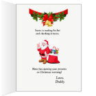 BIG CHRISTMAS Santa Claus Add YOUR Text For KIDS