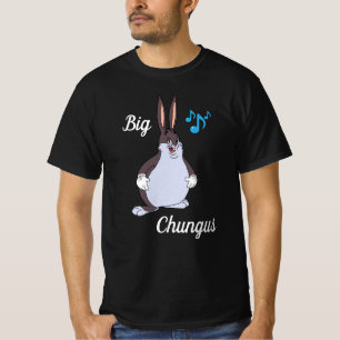 Big chungus-T-shirt, meme, cartoon rabbit, Funny T-Shirt