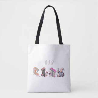 Big City Isometric Letter Tote Bag