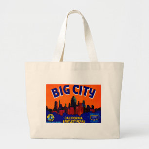 Big City Pears Large Tote Bag