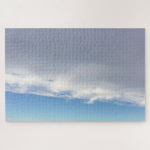 Big cloud Blue Sky photo Big difficult Jigsaw Puzzle