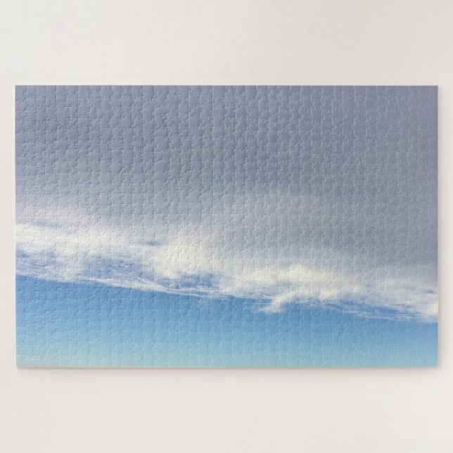 Big cloud Blue Sky photo Big difficult Jigsaw Puzzle (Horizontal)