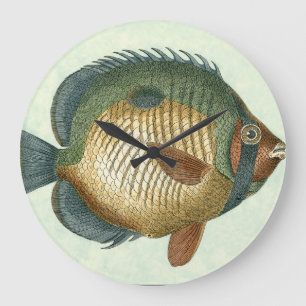 Big Colourful Fish Large Clock