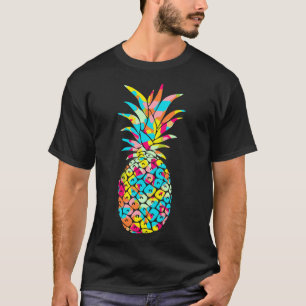 Big Colourful Fruit Pineapple Fun Tropical Fruit S T-Shirt