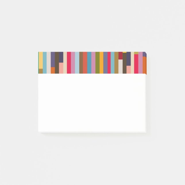 Big Colourful Stripes  Post-it Notes (Front)