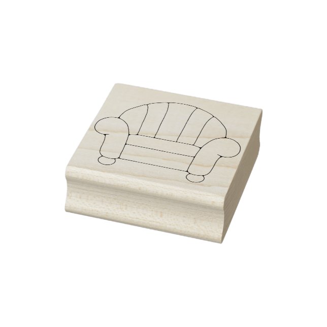 Big Comfy Chair Rubber Stamp (Stamp)