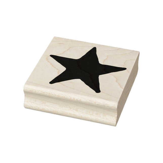 Big Country Star Rubber Art Stamp (Stamp)