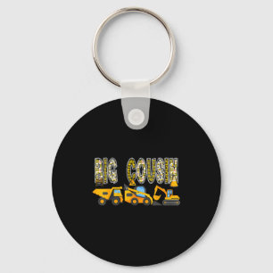 Big cousin construction excavator kids matching key ring