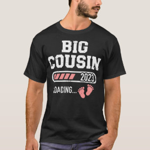 Big cousin loading 2023 for pregnancy announcement T-Shirt