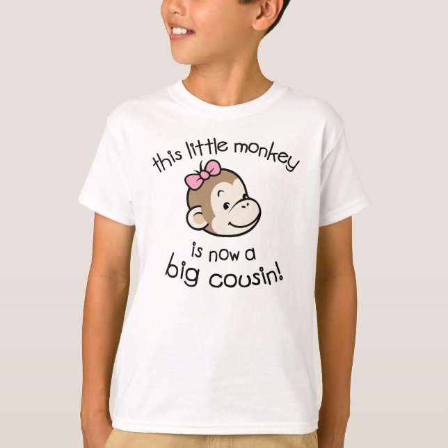 Big Cousin - Monkey Face T-Shirt (Front)