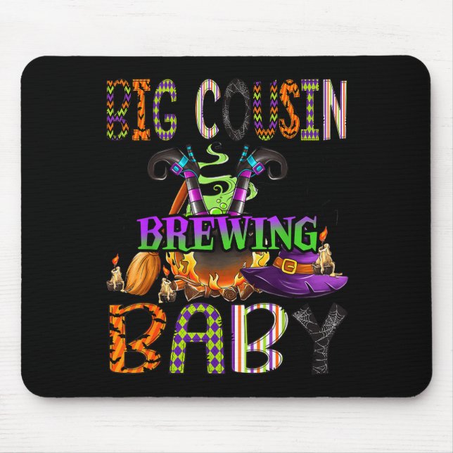 Big Cousin Of Brewing Baby Halloween One Soky Big  Mouse Pad (Front)