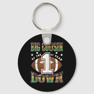 Big Cousin Of The 1st Year Down Football First Bir Key Ring