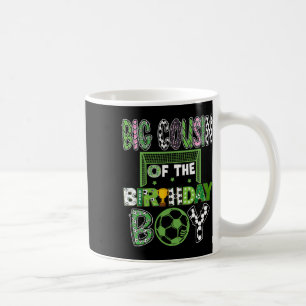 Big Cousin Of The Birthday Boy Soccer Player Birth Coffee Mug