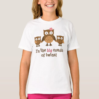 Big Cousin of Twins t-shirts for girls