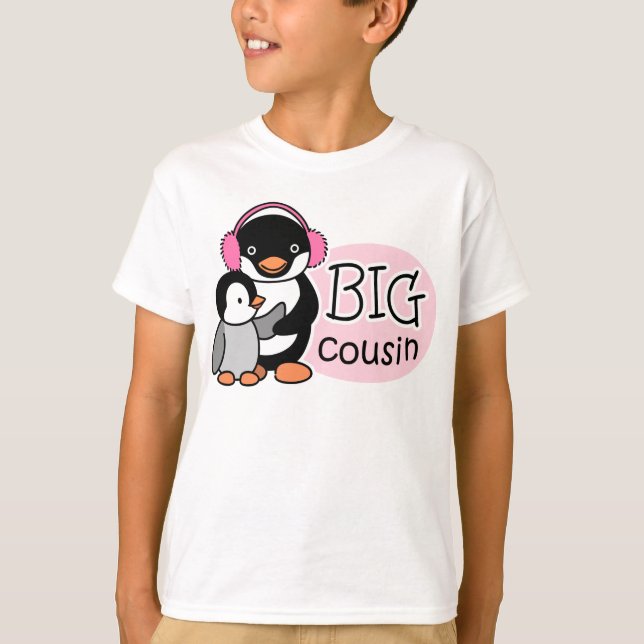 Big Cousin Penguin t-shirts (Front)