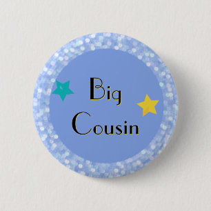 Big Cousin with Stars Classic Round  6 Cm Round Badge