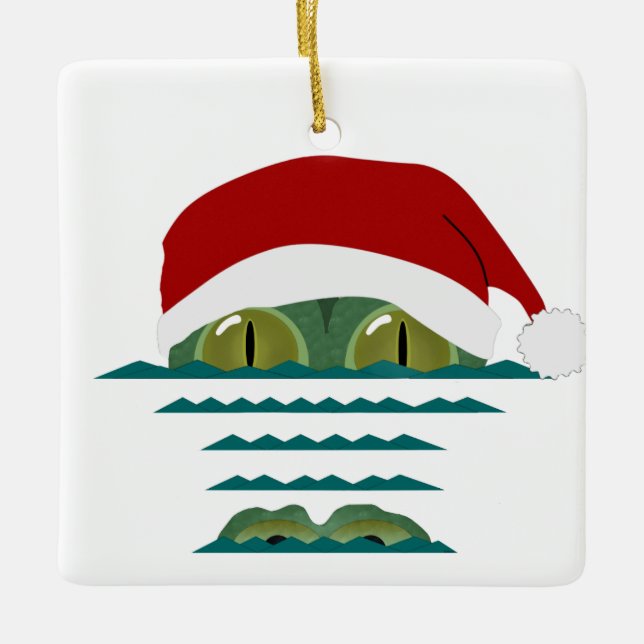 Big Croc Ornament (Front)