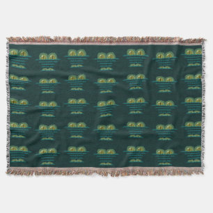 Big Croc Throw Blanket