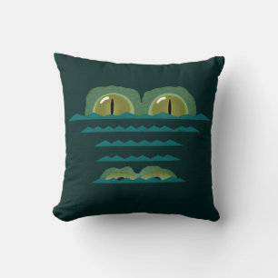 Big Croc Throw Pillow