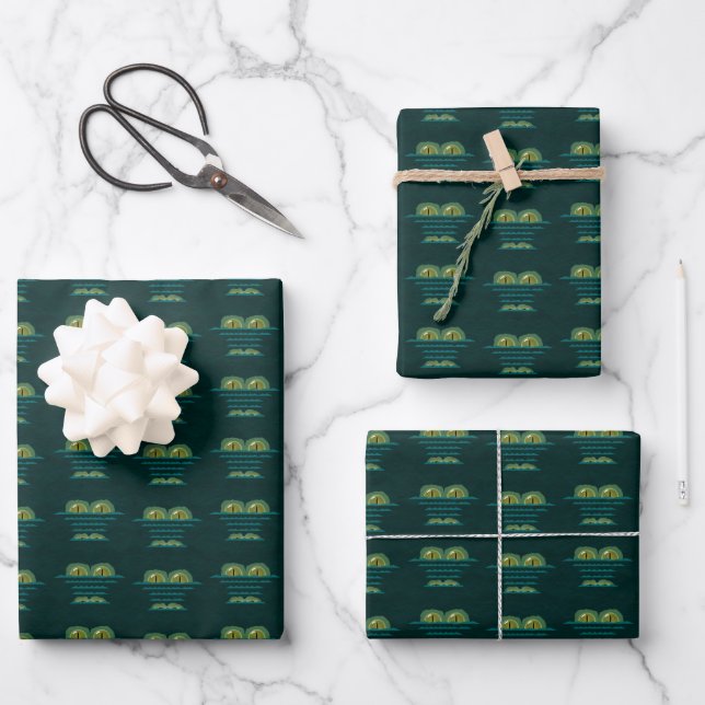 Big Croc Wrapping Paper Sheets (Front)