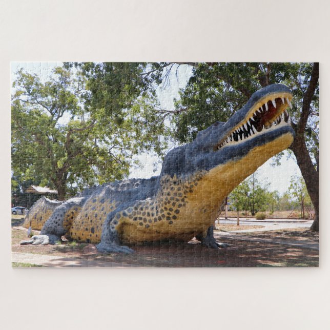 Big Crocodile, Wyndham, Western Australia Jigsaw Puzzle (Horizontal)