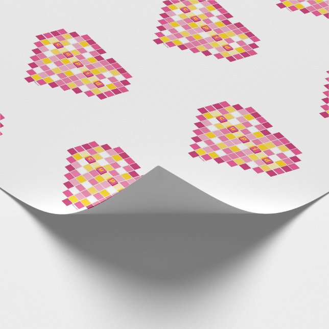 Big Cupid Heart Wrapping Paper (Corner)