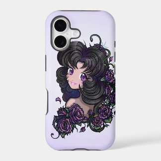 Big Cute Anime Eyes and Flowers (iphone 5 case)
